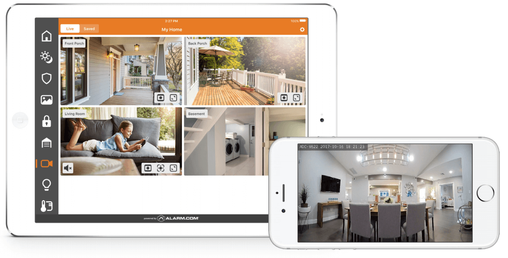 Alarm.com’ 180° Interior Camera – Gives You Peace Of Mind At Home!