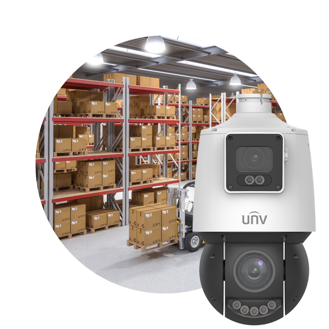 A Uniview HD surveillance camera, like the ones Expert Security Solutions can install in Red Deer.